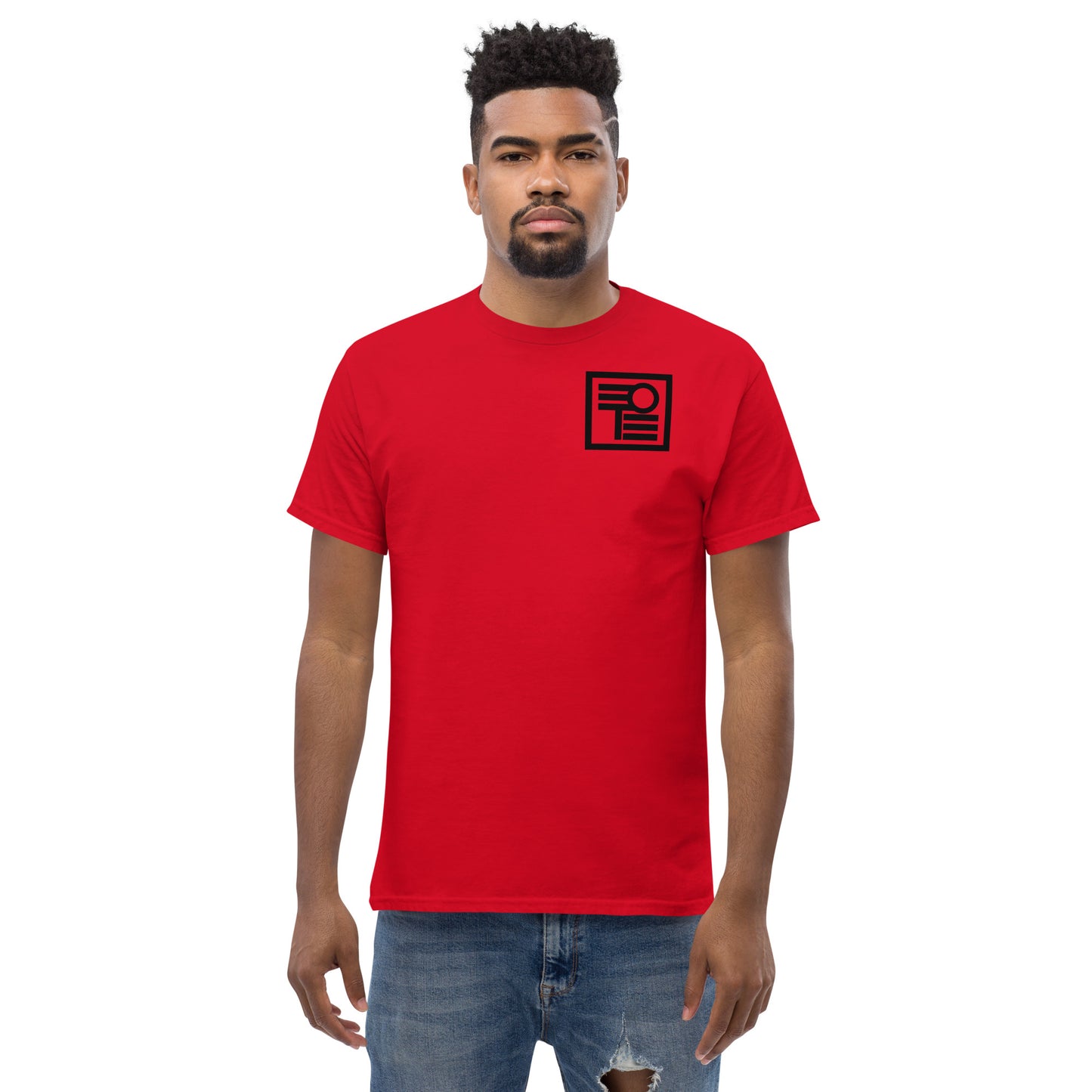 Men's classic tee with logo