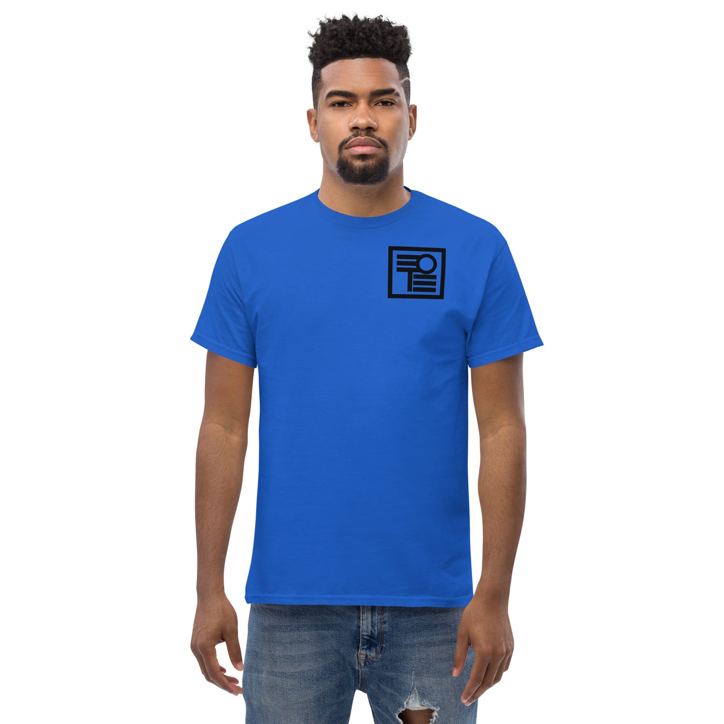 Men's classic tee with logo