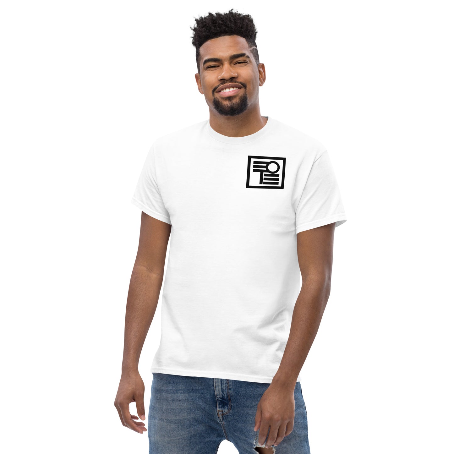 Men's classic tee with logo