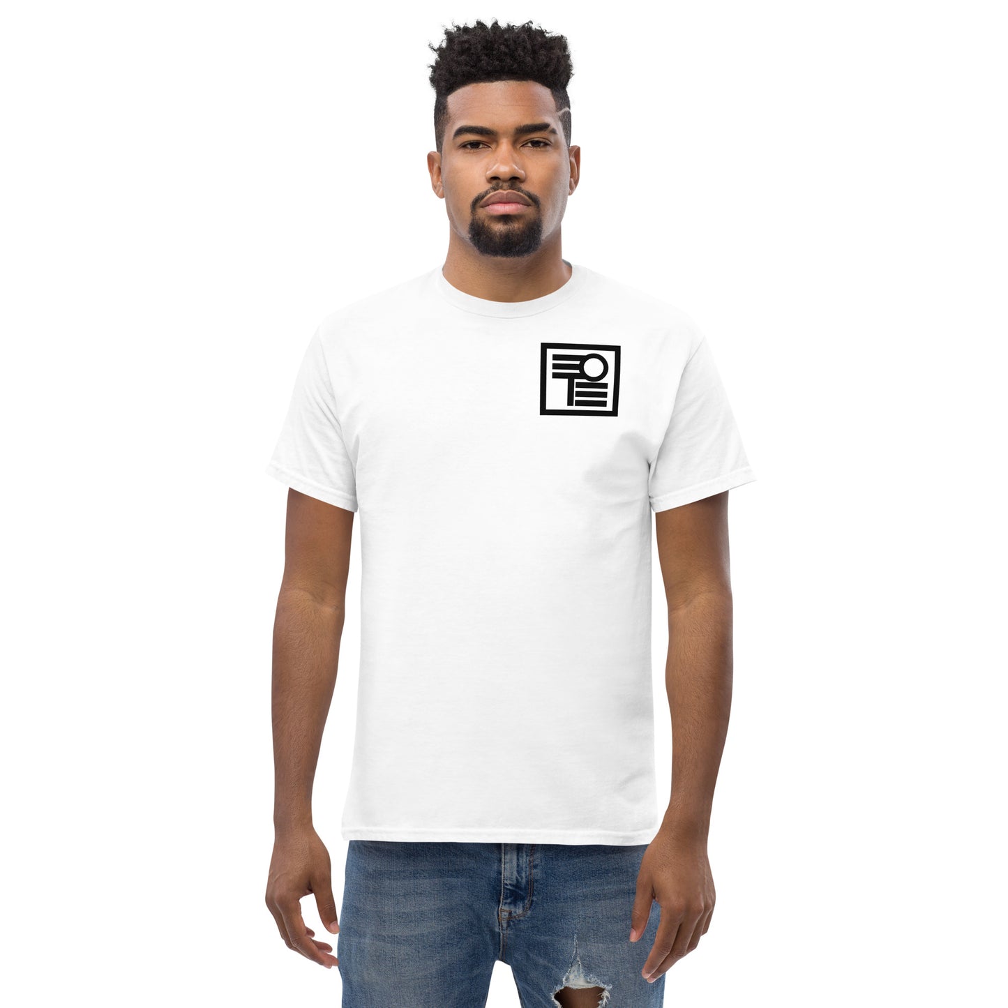 Men's classic tee with logo