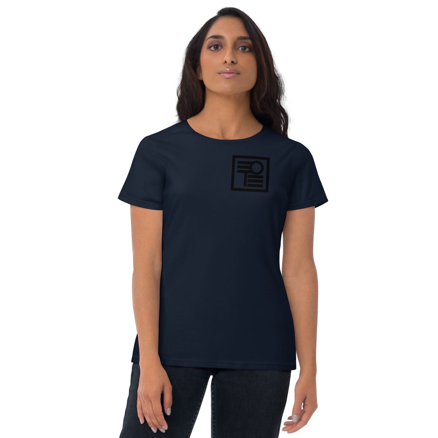 Women's short sleeve t-shirt with logo